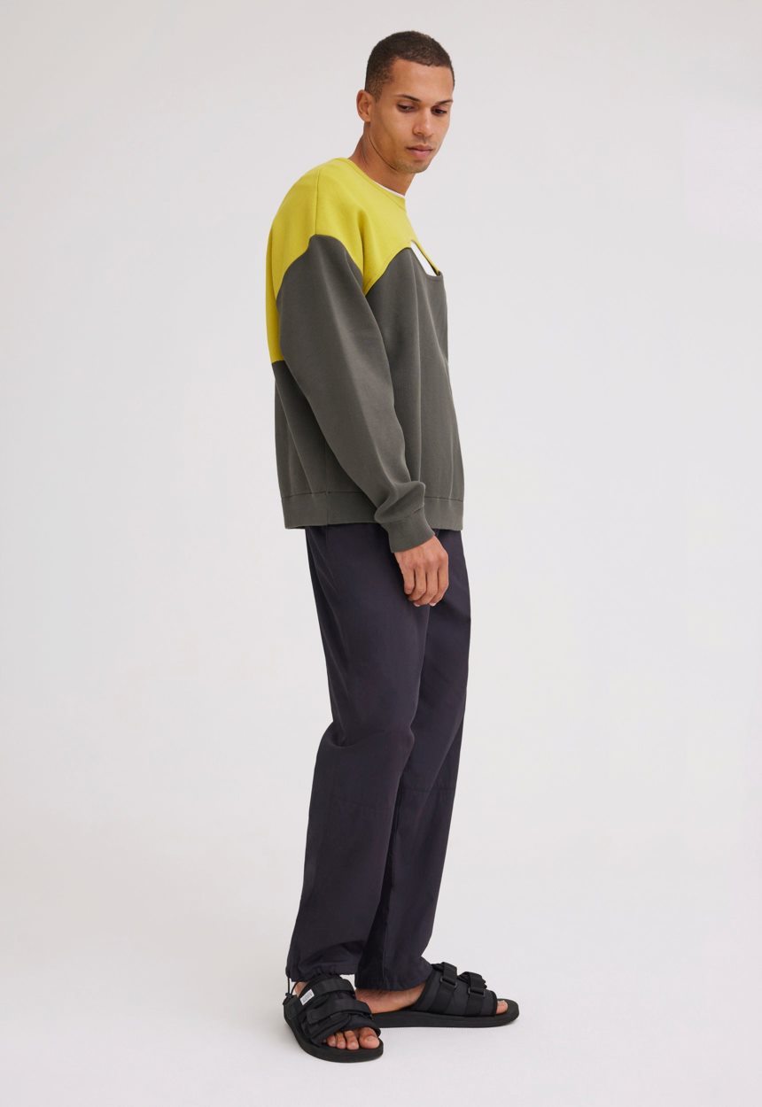 Jac + Jack NAGNATA Balance Crew Neck - Dark/Forest